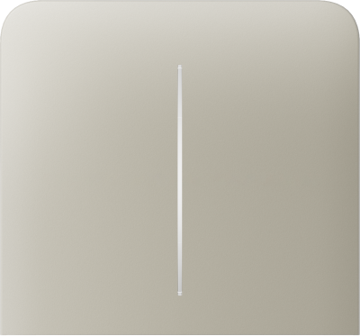 Бічна кнопка для двоклавішного вимикача Ajax SideButton (2-gang) vertical Ivory