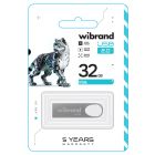 Флеш-накопичувач Wibrand USB 2.0 Irbis 32Gb Silver