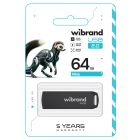 Флеш-накопичувач Wibrand USB 2.0 Mink 64Gb Black
