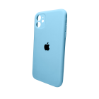 Чохол для смартфона Silicone Full Case AA Camera Protect for Apple iPhone 11 Pro Max кругл 44,Light Blue
