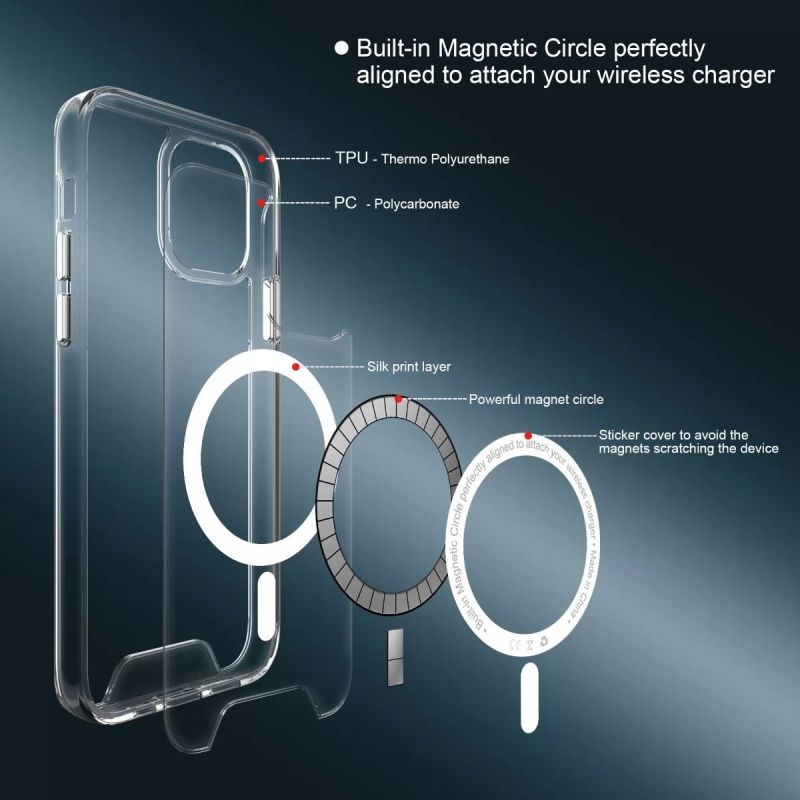 Чохол для смартфона Space Magnetic for Apple iPhone 15 Transparent