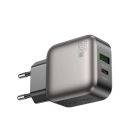 Мережевий зарядний пристрій з кабелем BOROFONE BAS54A Absolute PD20W+QC3.0 charger set (C to C) (EU) Black