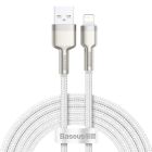 Кабель Baseus Cafule Series Metal Data Cable USB to IP 2.4A 2m White