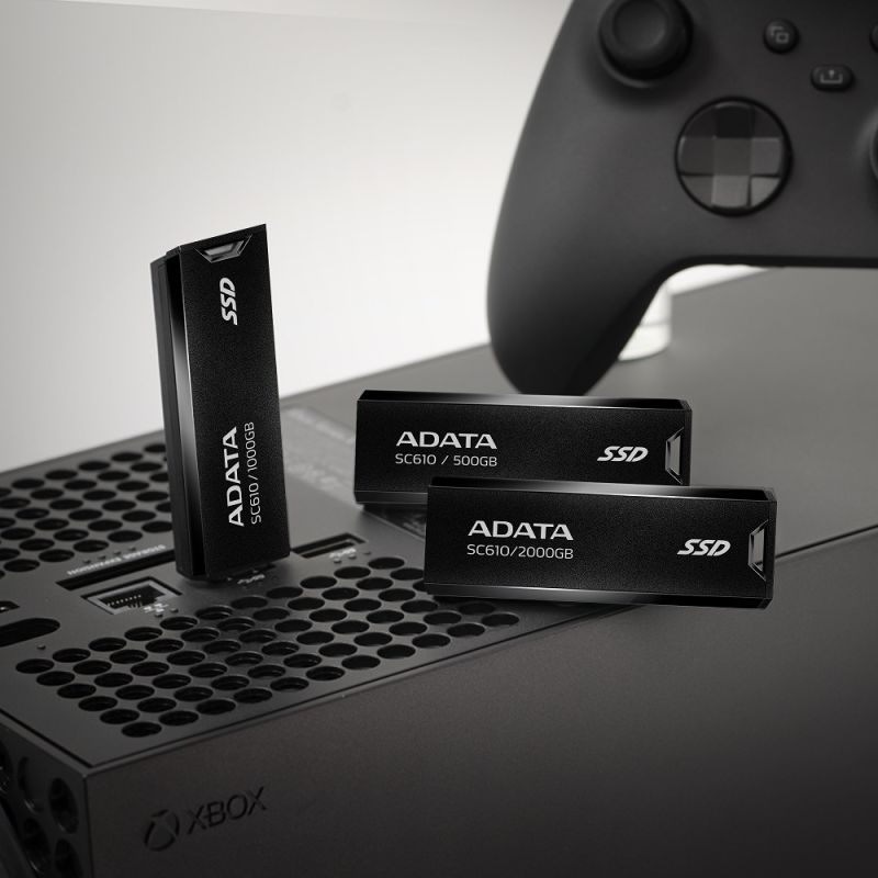 Портативний SSD ADATA SC610 2TB USB 3.2  550/500Mb/s Black
