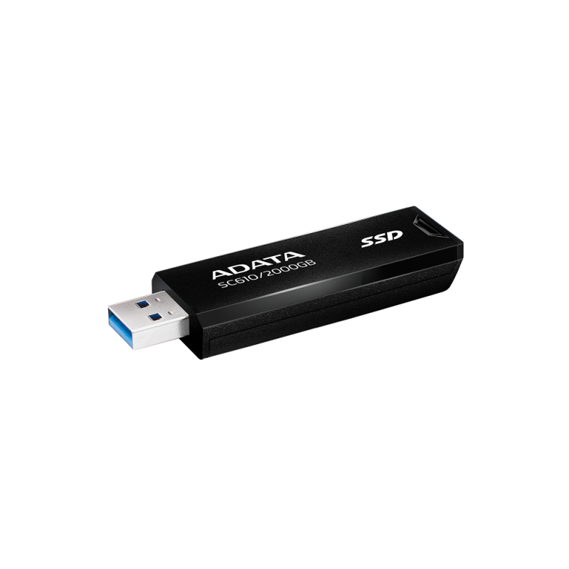Портативний SSD ADATA SC610 2TB USB 3.2  550/500Mb/s Black