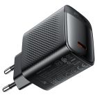 Мережевий зарядний пристрій ACEFAST A112 PD45W GaN single USB-C charger (EU) Black