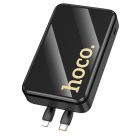 Зовнішній акумулятор HOCO Q37A Graceful 22.5W+PD20W power bank with two cables(20000mAh) Black