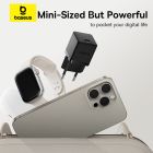 Мережевий зарядний пристрій Baseus Palm Fast Charger 1C 30W EU Cluster Black