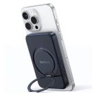 Зовнішній акумулятор Baseus PicoGo Qi2 Magnetic Power Bank with Rotatable Stand 5000mAh 20W Cosmic Black (with Simply Series Charging Cable Type-C