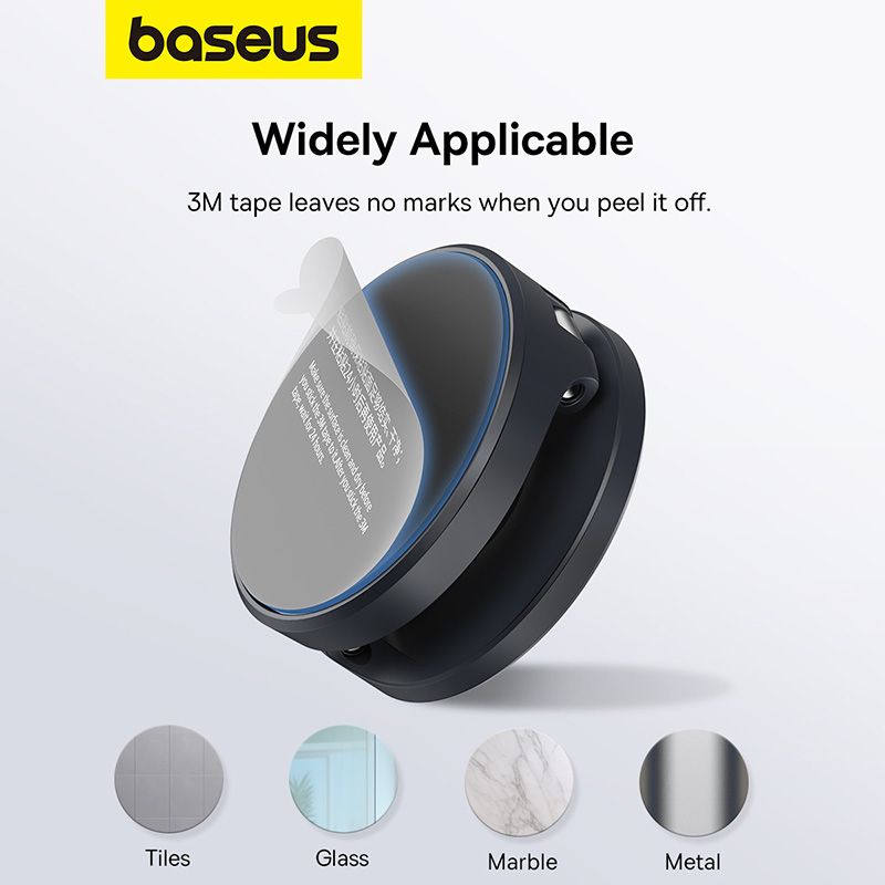 Автотримач для телефона Baseus MagPro Magnetic Foldable Phone Mount Cluster Black
