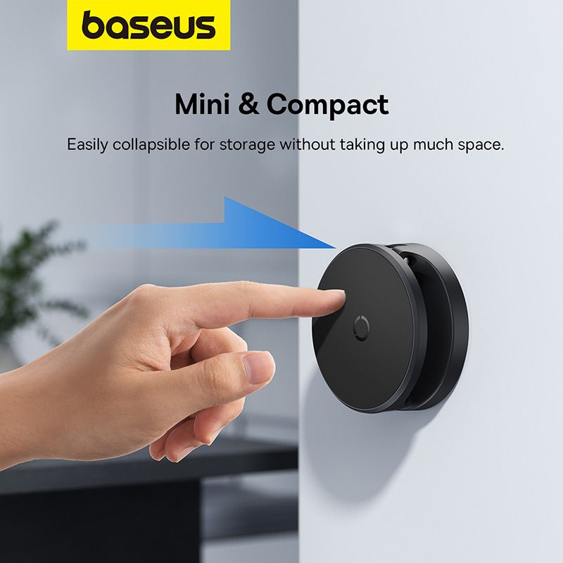 Автотримач для телефона Baseus MagPro Magnetic Foldable Phone Mount Cluster Black