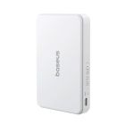 Зовнішній акумулятор Baseus Airpow Ⅱ Qi2 Magnetic Power Bank 10000mAh 22.5W Moon White（With Simple Series Charging Cable Type-C to Type-C（20V/3A）30cm