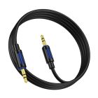 Аудіокабель BOROFONE BL20 True sound silicone audio cable AUX Black