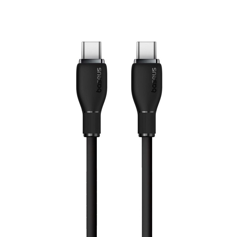 Кабель Baseus Pudding Series Fast Charging Cable Type-C to Type-C 100W 1.2m Cluster Black