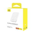 Зовнішній акумулятор Baseus Magnetic Mini Air Wireless Fast Charge Power Bank 6000mAh 20W Stellar White（With Simple Series Charging Cable Type-C to