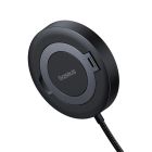 Бездротовий зарядний пристрій Baseus Simple Mini4 Magnetic Wireless Charging Stand Qi2 15W Universal Explorer Edition Cosmic Black