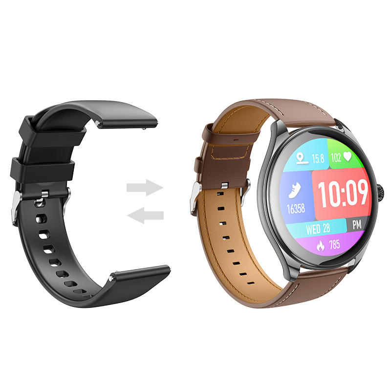 Смарт-годинник HOCO Y22 AMOLED 36mm. 200 mAh. IP67  Black