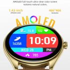 Смарт-годинник HOCO Y22 AMOLED 36mm. 200 mAh. IP67  Black