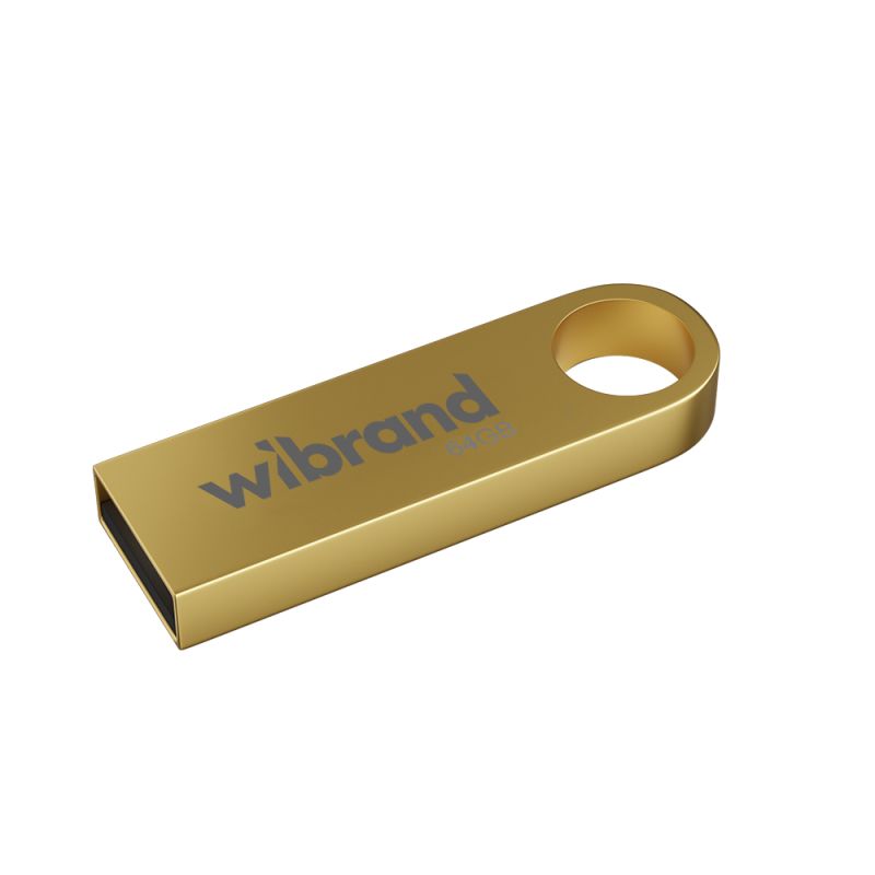 Флеш-накопичувач Wibrand USB 2.0 Puma 64Gb Gold