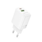 Мережевий зарядний пристрій BOROFONE BN29 Fuente PD30W+QC3.0 charger (EU) White