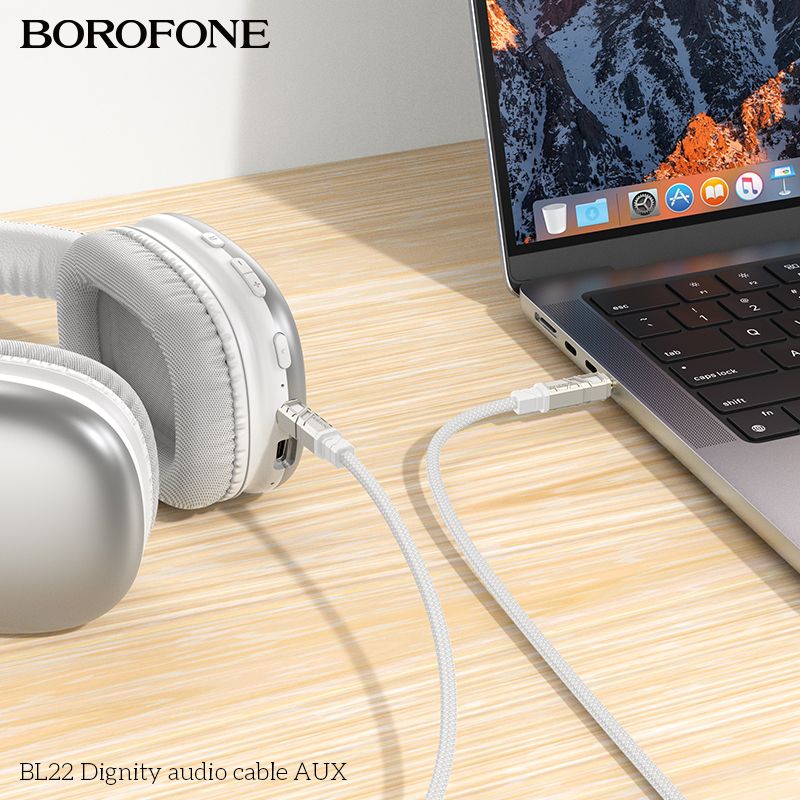 Аудіокабель BOROFONE BL22 Dignity digital audio conversion cable iP Black