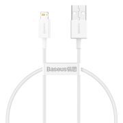 Кабель Baseus Superior Series Fast Charging Data Cable USB to iP 2.4A 0.25m White