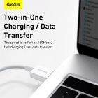 Кабель Baseus Superior Series Fast Charging Data Cable USB to iP 2.4A 0.25m White
