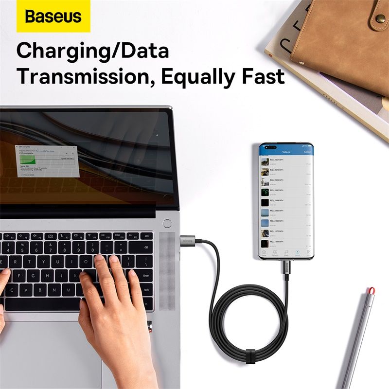 Кабель Baseus Superior Series Fast Charging Data Cable USB to Type-C 100W 2m Cluster Black