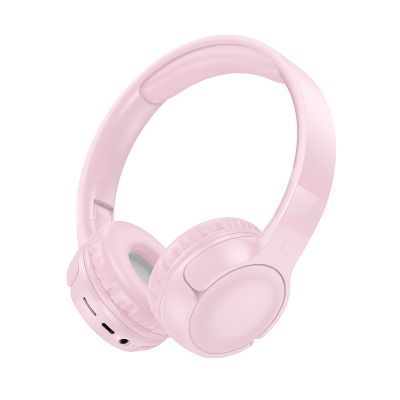 Бездротові накладні навушники BOROFONE BO32 Show BT headphones Pink