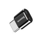 Адаптер Baseus Micro Female To Type-C Male Adapter Converter Black