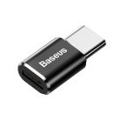 Адаптер Baseus Micro Female To Type-C Male Adapter Converter Black