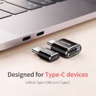 Адаптер Baseus Micro Female To Type-C Male Adapter Converter Black