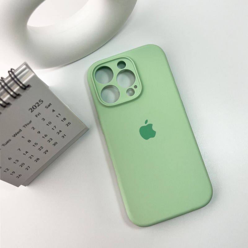 Чохол для смартфона Silicone Full Case AA Camera Protect for Apple iPhone 16 Pro 51,Avokado Green