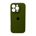 Чохол для смартфона Silicone Full Case AA Camera Protect for Apple iPhone 16 Pro Max 29,Army Green