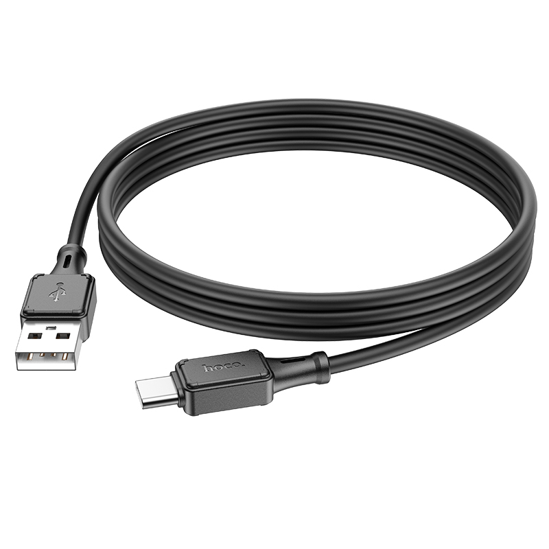 Кабель HOCO X101 Assistant silicone charging data cable Type-C Black