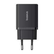 Мережевий зарядний пристрій Baseus Cube Fast Charger C+U 30W EU Cluster Black