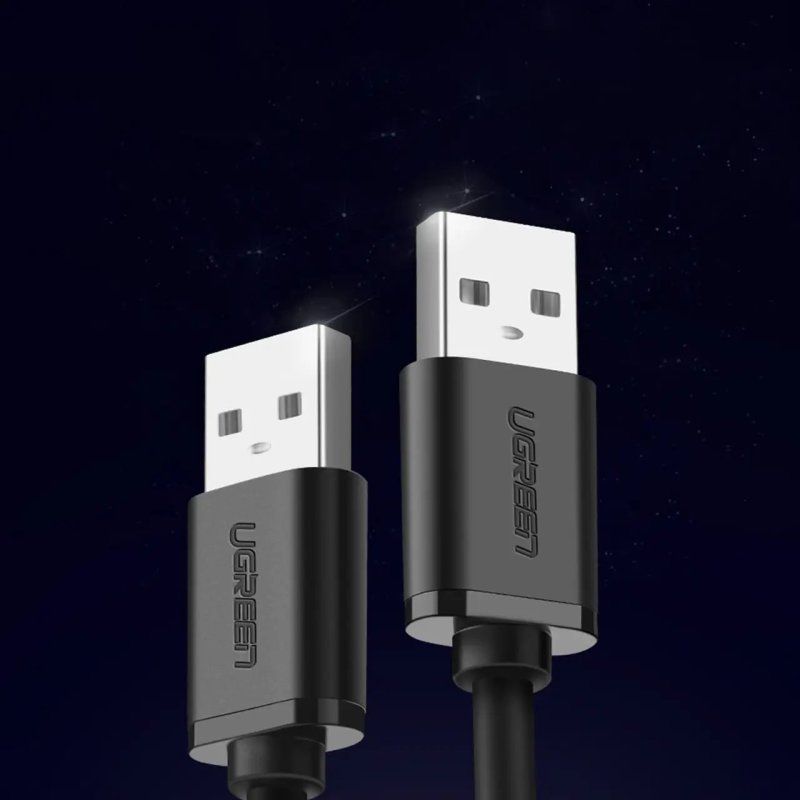 Кабель UGREEN USB 2.0 A Male to A Male Cable 2m (Black)