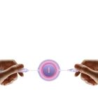 Кабель Baseus Bright Mirror 2 Series Retractable 3-in-1 Fast Charging  Data Cable Type-C to M+L+C 100W 1.1m Purple