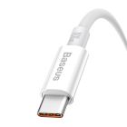 Кабель Baseus Superior Series Fast Charging Data Cable USB to Type-C 100W 2m Moon White