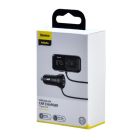 АЗП з FM-модулятором Baseus T Shaped S-16 Car Bluetooth MP3 Player Black