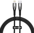 Кабель Baseus Glimmer Series Fast Charging Data Cable Type-C to iP 20W 2m Black