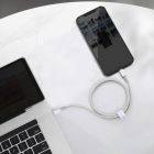 Кабель Baseus High Density Braided Fast Charging Data Cable Type-C to iP PD 20W 2m White