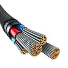 Кабель Baseus Unbreakable Series Fast Charging Data Cable USB to iP 2.4A 2m Cluster Black