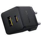 Мережевий зарядний пристрій Baseus Palm Fast Charger C+U 30W EU Cluster Black