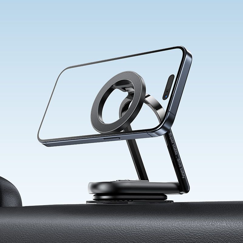 Автотримач для телефона ACEFAST D54 magnetic car holder for dashboard Black