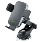 Автотримач для телефона з БЗП ACEFAST D53 wireless charging car holder with electric clamp for dashboard Black