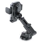 Автотримач для телефона з БЗП ACEFAST D53 wireless charging car holder with electric clamp for dashboard Black