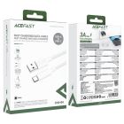 Кабель ACEFAST C18-04 USB-A to USB-C braid charging data cable White