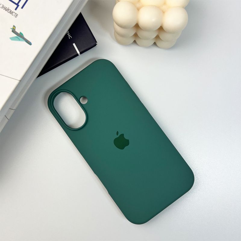 Чохол для смартфона Silicone Full Case AA Open Cam for Apple iPhone 16 46,Pine Green