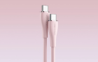 Кабель Vention USB 2.0 C Male to C Male 5A Cable 1M Pink Silicone Type (TAWPF)